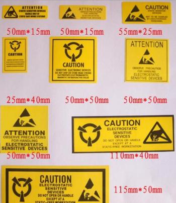 耐高溫315度防靜電標簽